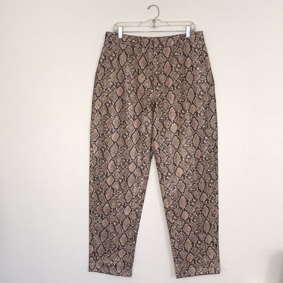 𝗡𝗪𝗧 𝗭𝗮𝗿𝗮 • Snake Print Trousers - Picture 15 of 17